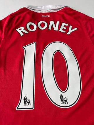 Camiseta Manchester United 2010 11 Rooney 10 Nike