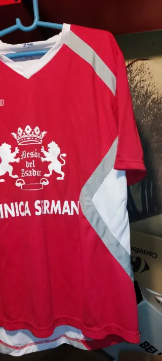 Camiseta CEJUDO XL Fútbol Roja y Blanca