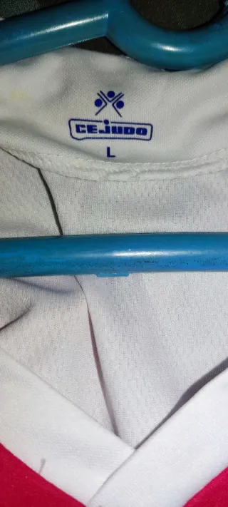 Camiseta CEJUDO XL Fútbol Roja y Blanca