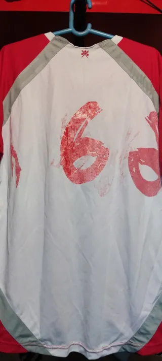 Camiseta CEJUDO XL Fútbol Roja y Blanca