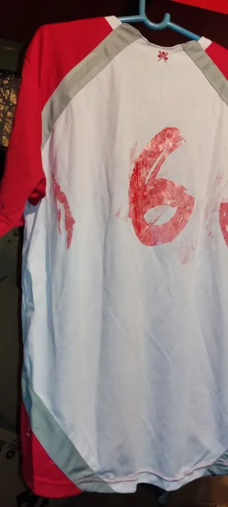 Camiseta CEJUDO XL Fútbol Roja y Blanca