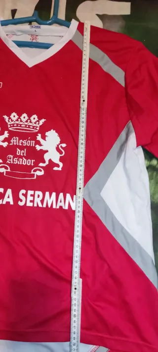 Camiseta CEJUDO XL Fútbol Roja y Blanca