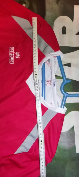 Camiseta CEJUDO XL Fútbol Roja y Blanca