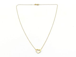 E1803902-106 Gargantilla Oro 18k Corazón Circonita