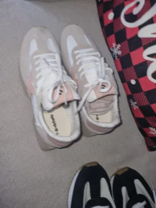 Zapatillas Victoria Beige y Rosa