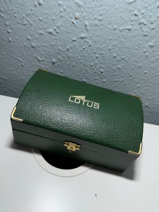 Scatola per orologi Lotus verde