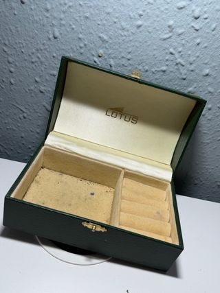 Scatola per orologi Lotus verde