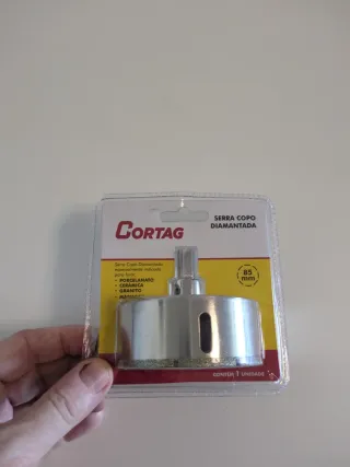 Broca Diamantada Cortag 85mm