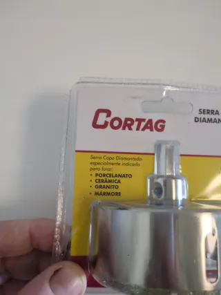 Broca Diamantada Cortag 85mm