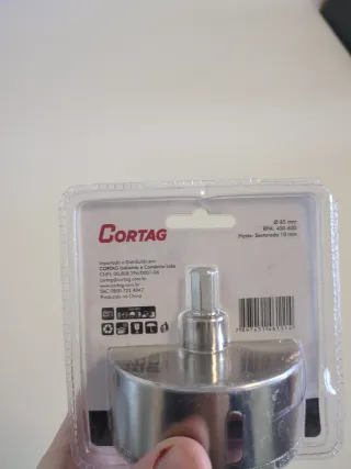 Broca Diamantada Cortag 85mm