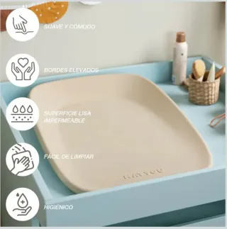 Nattou Cambiador de suave espuma