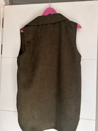 Chaleco premamá verde militar