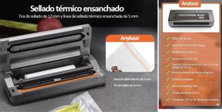 Envasadora al Vacío. PRECINTADA