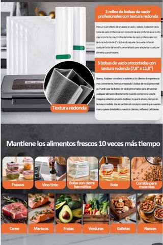 Envasadora al Vacío. PRECINTADA