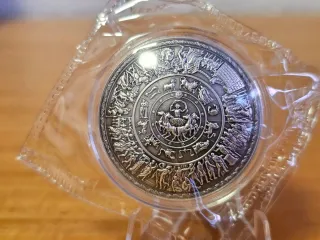 Moneda Plata Pura 9999 Escudo Aquiles