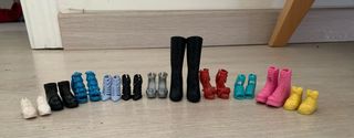 Lote de zapatos para muñecas