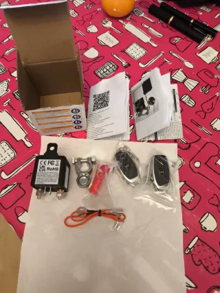 Desconectador Batería Inalámbrico 2 Mandos