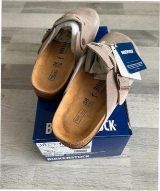 Birkenstock 38 Beige/Gris