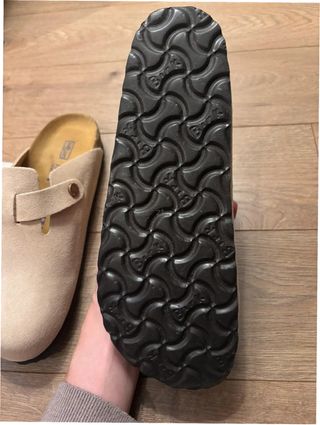 Birkenstock 39 Beige Soft Footbed