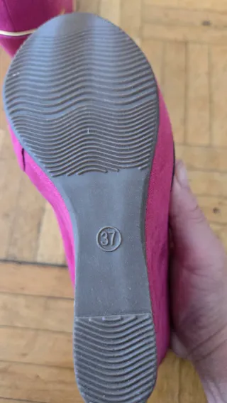 Zapatos tacón fucsia mujer 11cm