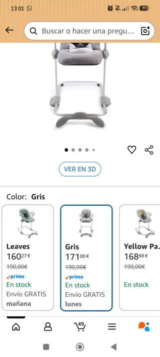 Hamaca Balancín Bebé Beaba