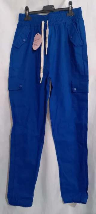 Pantalón cargo verde mujer