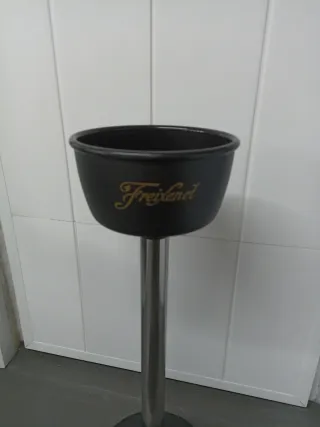 Soporte cubitera de vino o champán