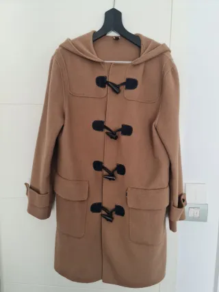 Abrigo Zara Trenca Camel Lana Talla M