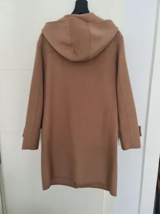 Abrigo Zara Trenca Camel Lana Talla M