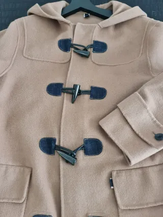 Abrigo Zara Trenca Camel Lana Talla M