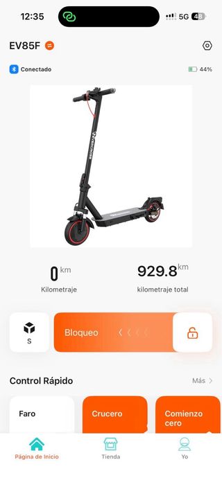 Patinete Eléctrico EVERCROSS Negro