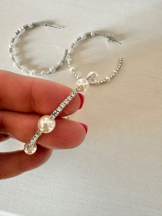 Parure Kiara orecchini e bracciale perle