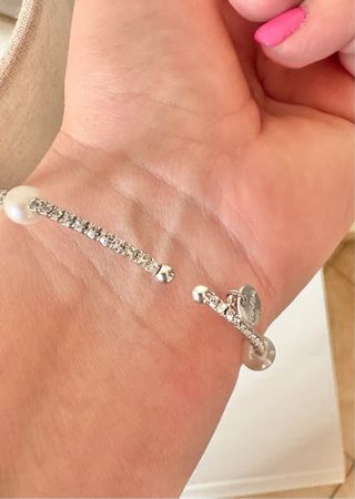 Parure Kiara orecchini e bracciale perle