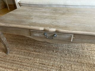 Mesa de centro madera decapada