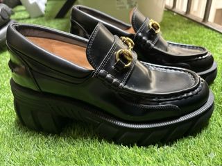 Mocasines Gucci Horsebit Negro Talla 38