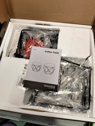 Set 2 Mesas de Centro Redondas VASAGLE LCT041K01