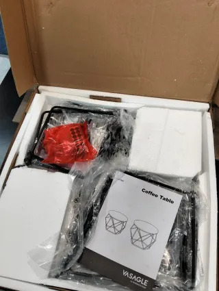 Set 2 Mesas de Centro Redondas VASAGLE LCT041K01