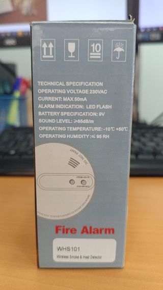 Detector de humo y calor fotoeléctrico