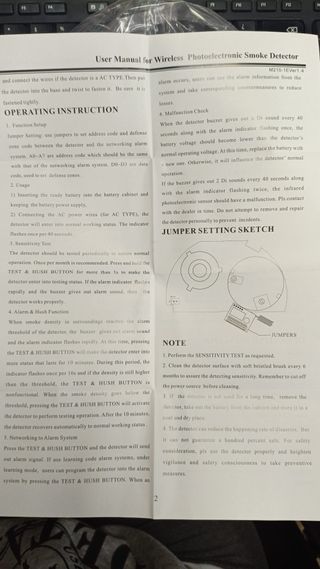 Detector de humo y calor fotoeléctrico