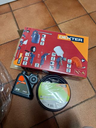 Compresor Bessell BW-242J 24L 2HP con accesorios