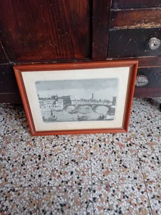 Stampa di Firenze con cornice