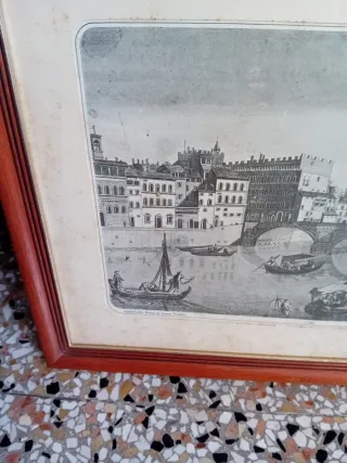 Stampa di Firenze con cornice
