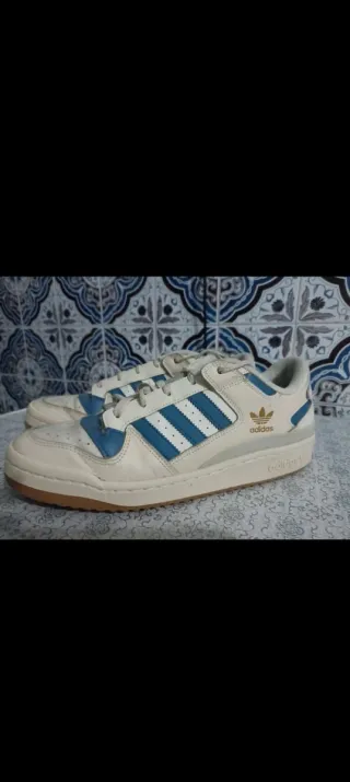 Zapatillas Adidas Forum Beige/Azul