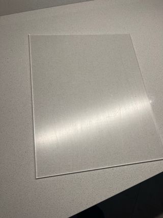 Plexiglass su misura trasparente