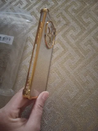 Custodia dorata per OPPO Reno 12F 4G/5G