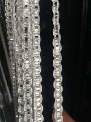 Tenda a filo argento 1,50x2,60