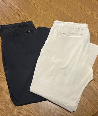 Pantaloni chino Pull&Bear Nero e Beige - 2 paia