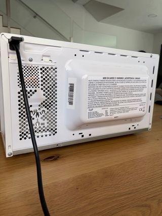 Microondas blanco con grill