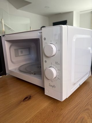 Microondas blanco con grill