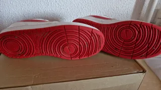 Zapatillas Nike Big Low Blancas y Rojas